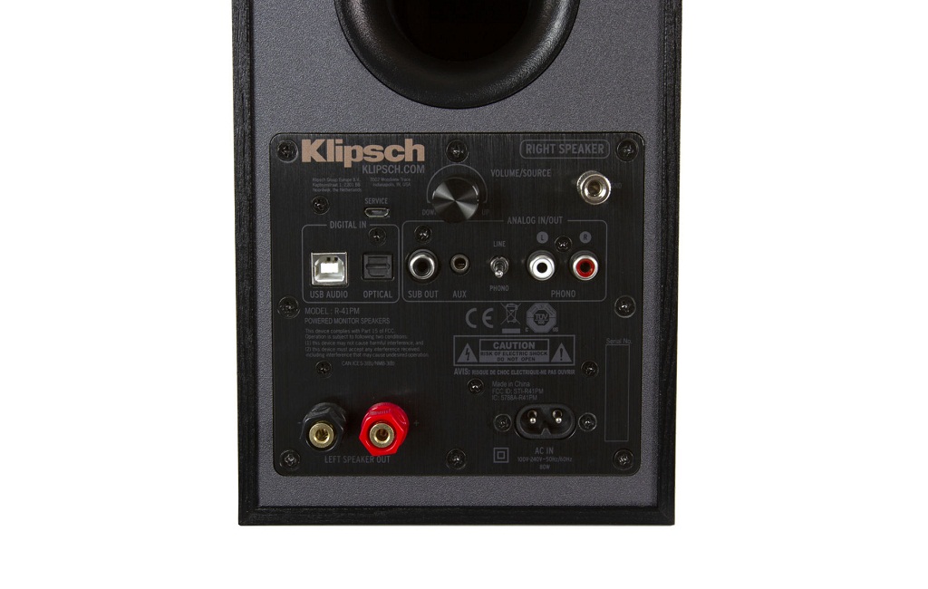 Активна полична акустика Klipsch R-41PM Black