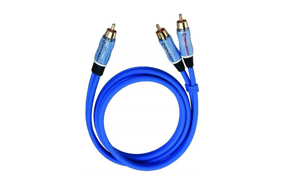 Кабелі сабвуферні Oehlbach BOOOM 300 Blue 3m