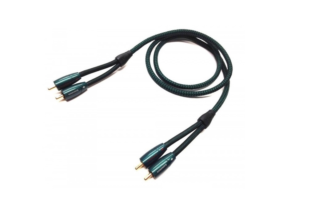 Міжблочні кабелі AUDIOQUEST 1.5m EVERGREEN RCA > RCA