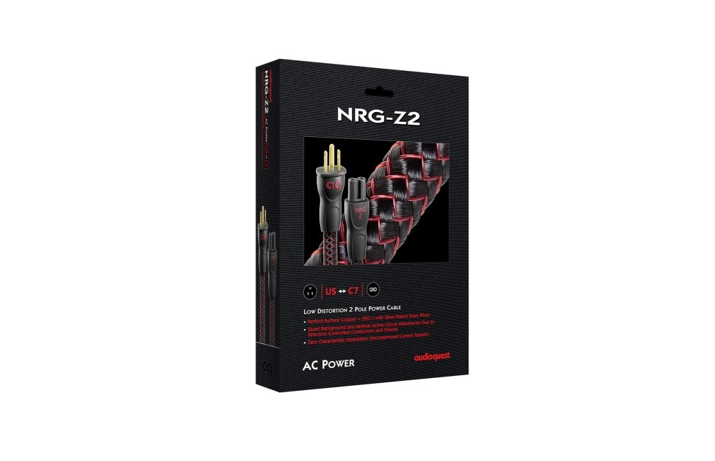 Силові кабелі AUDIOQUEST 2.0M NRG-Z2 EU