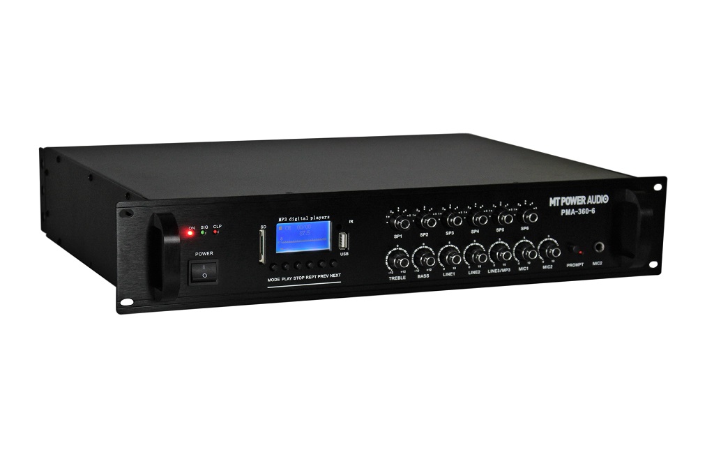 Трансляційні підсилювачі MT-Power PMA-360-6 Black