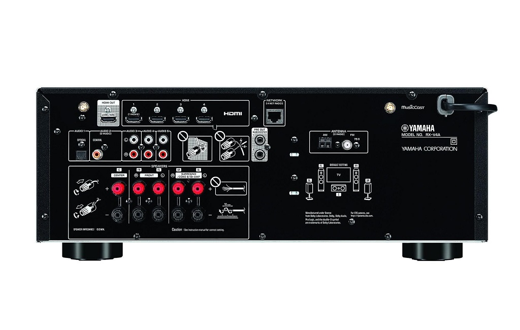 AV Ресівери Yamaha RX-V4A Black