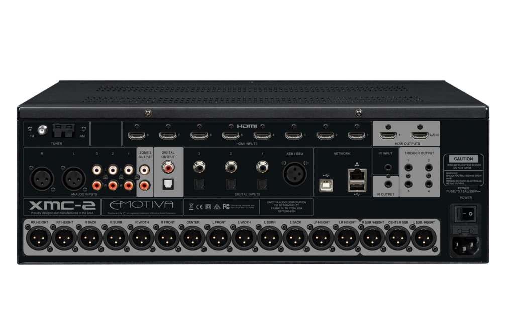 AV процесори EMOTIVA XMC-2