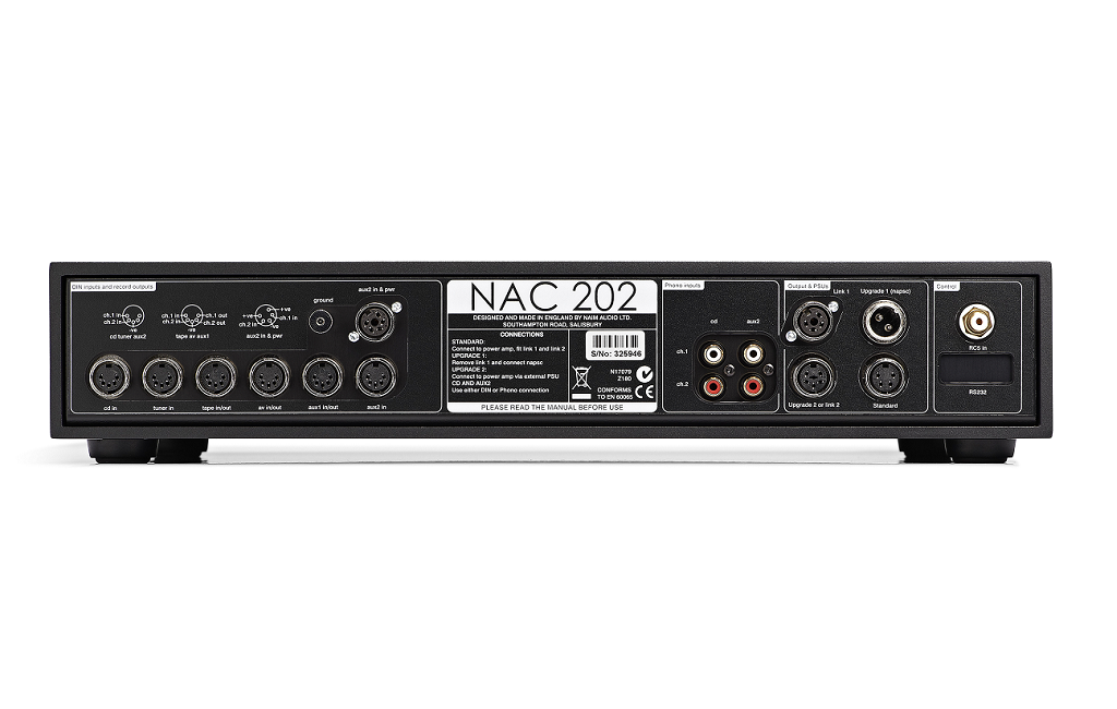 Попередні підсилювачі Naim Nac 202