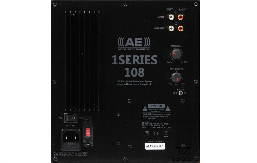 Сабвуфери Acoustic Energy AE 108 satin black