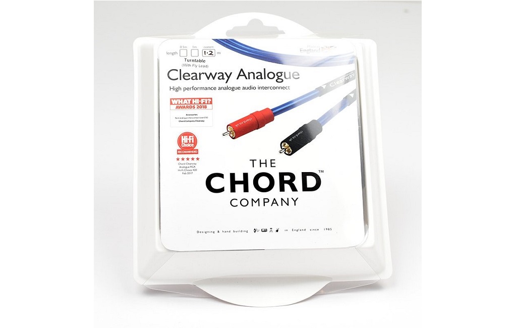 Міжблочні кабелі CHORD Clearway 2RCA to 2RCA 2m