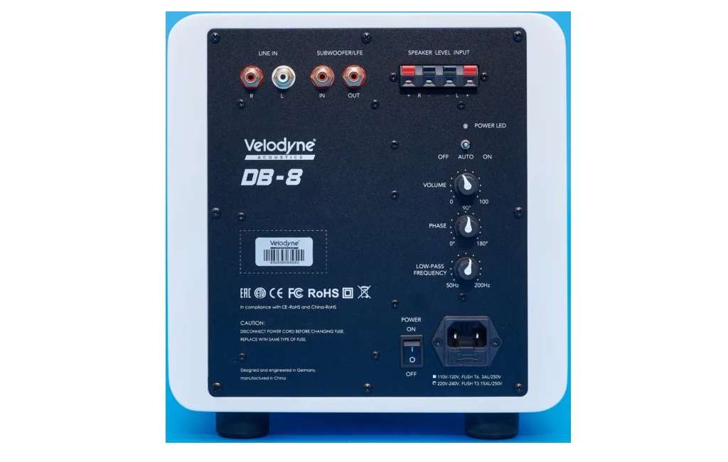 Сабвуферы  Velodyne Deep Blue 8 (DB-8) Black