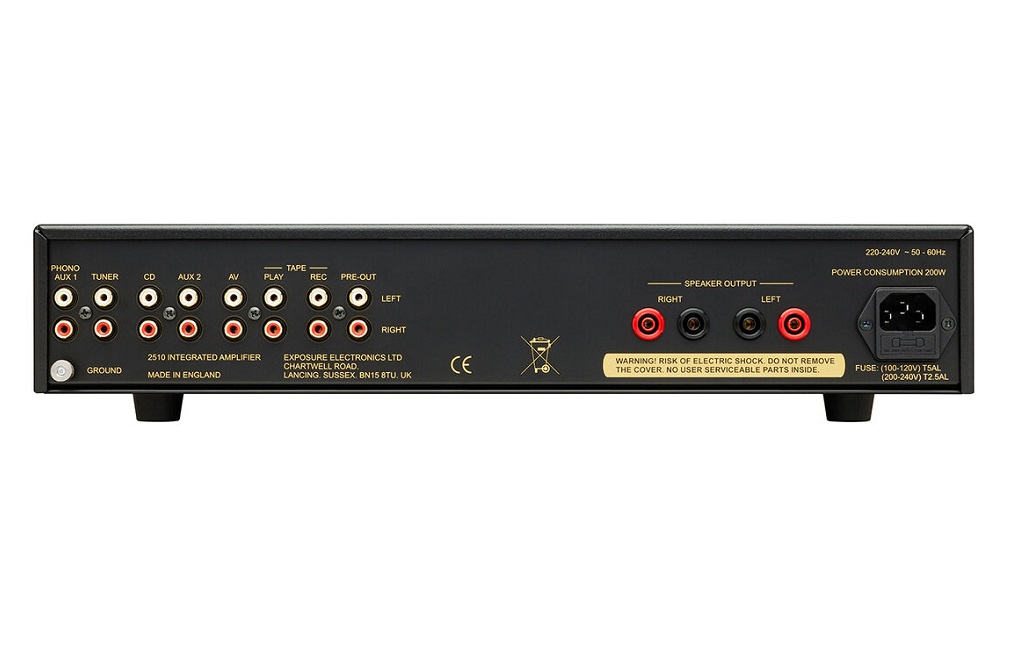 Стерео усилители Exposure 2510 Integrated Amplifier Black