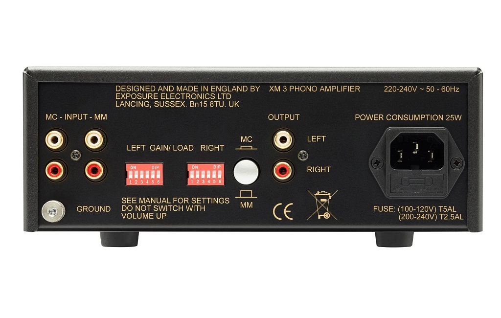 Фонокоректори Exposure XM3 Phono Amplifier Black