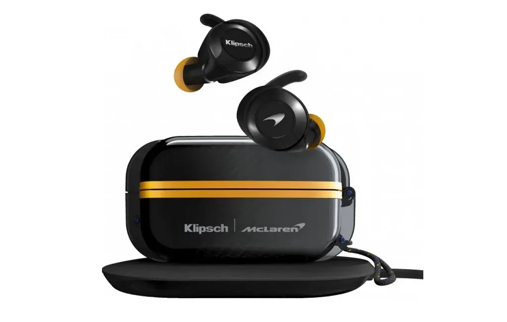 Наушники беспроводные (Bluetooth) Klipsch T5 II True Wireless ANC Mclaren