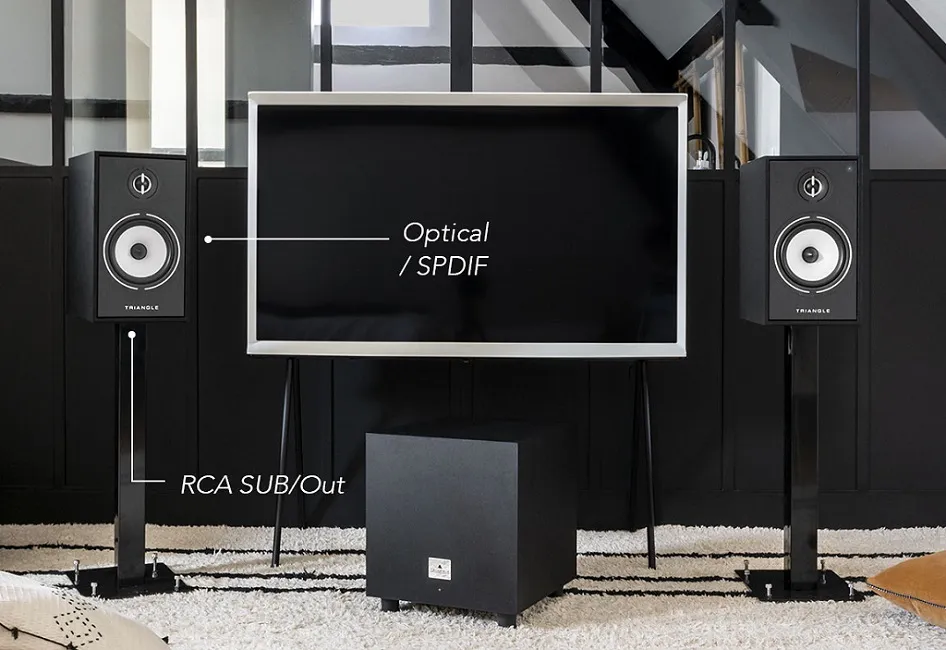 Активная полочная акустика Triangle Borea Active BR02 BT Black