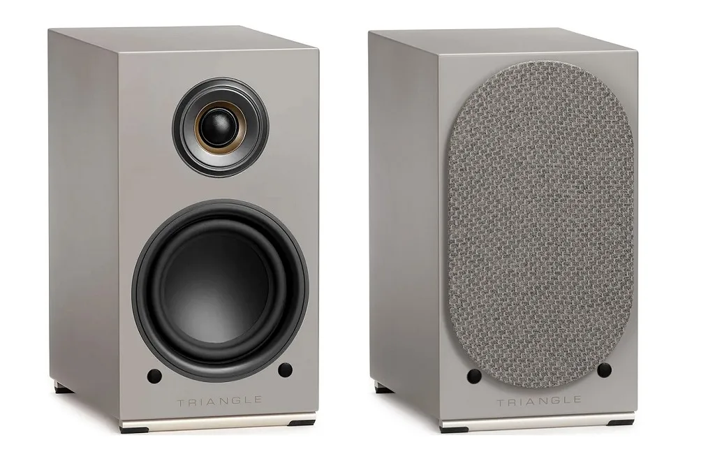 Активна полична акустика TRIANGLE AIO TWIN Linen Grey