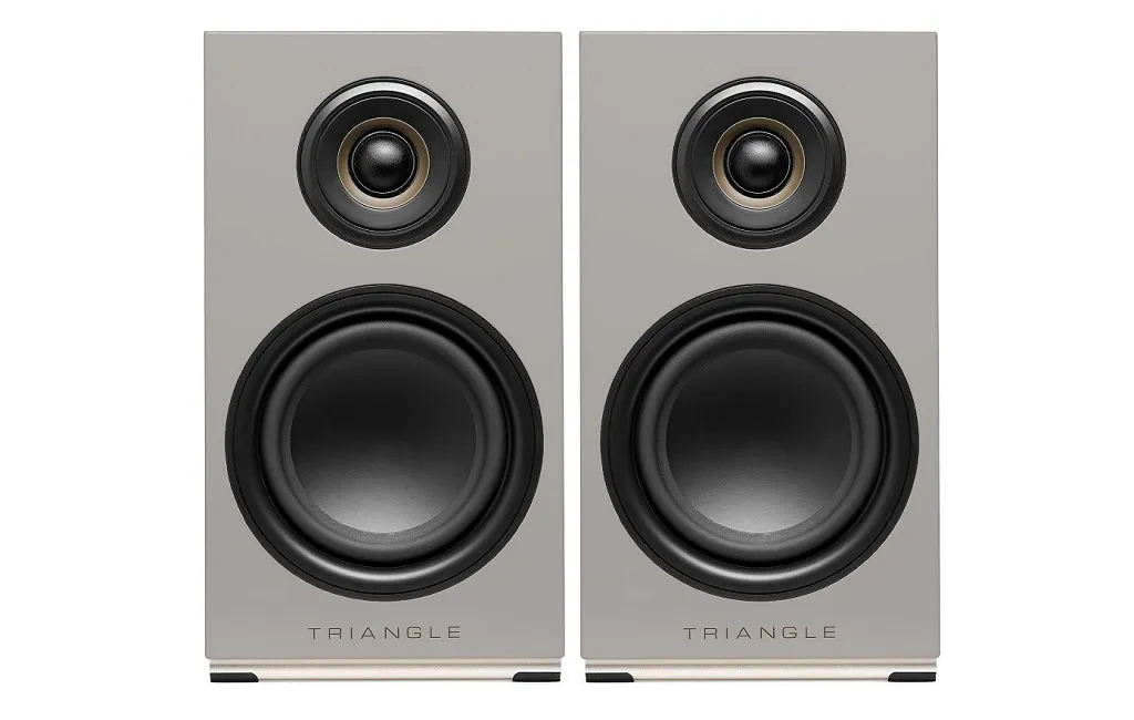 Активна полична акустика TRIANGLE AIO TWIN Linen Grey