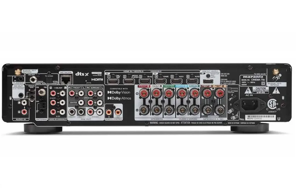 AV Ресівери Marantz CINEMA 70 S Black