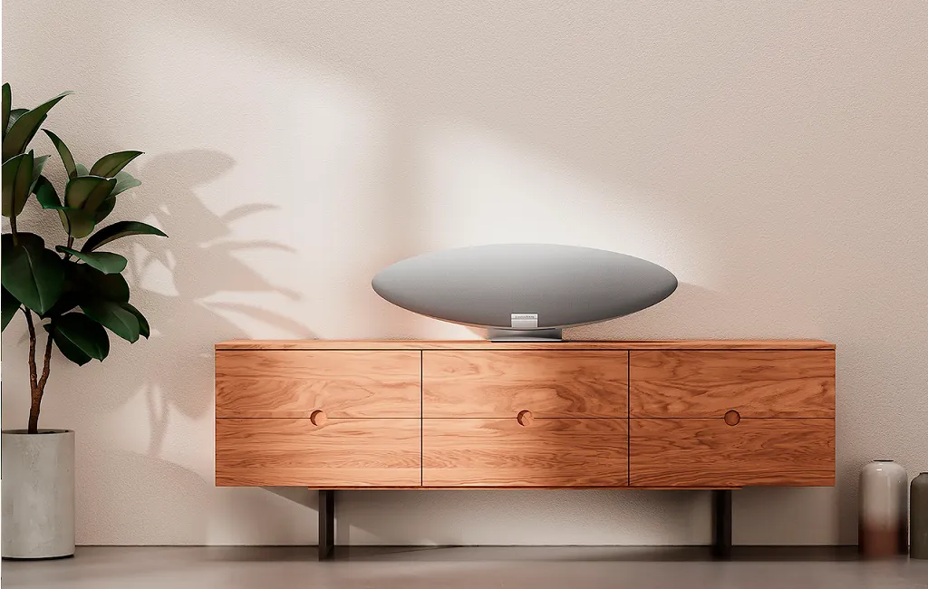 Бездротова аудіосистема B&W Zeppelin Pearl Grey