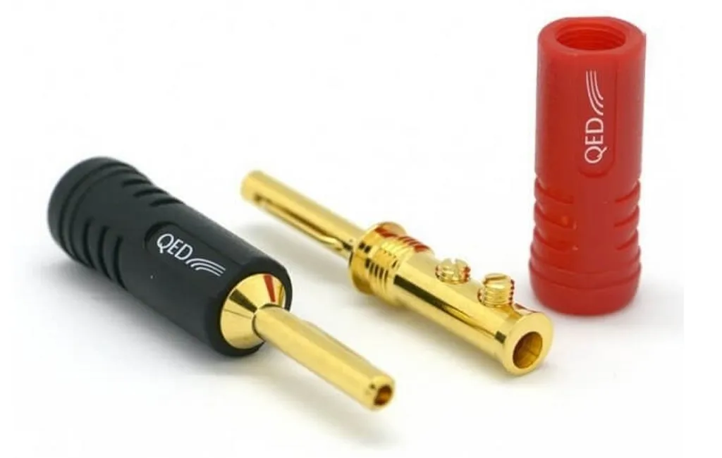 Конектори, роз'єми QED SCREWLOC ABS 4MM 25 RED 25 BLK (QE1870)