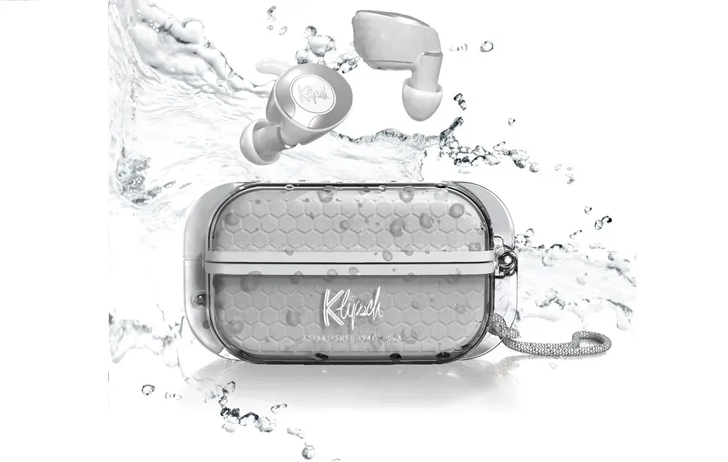 Наушники беспроводные (Bluetooth) Klipsch T5 II True Wireless Sport Gray