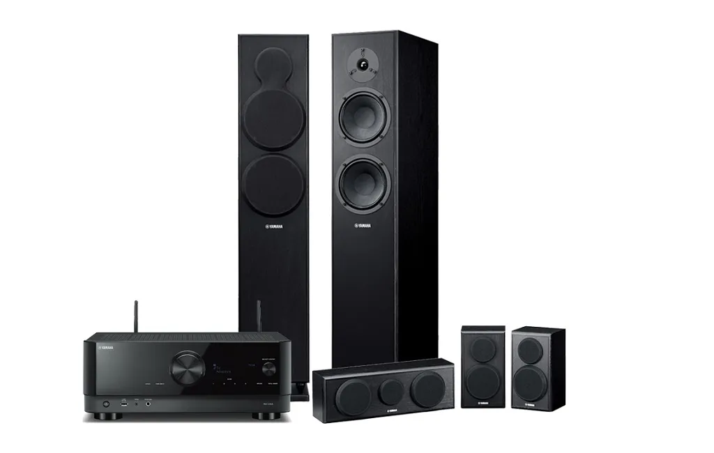 Комплекти домашніх кінотеатрів Yamaha Kino SYSTEM 4150A (RX-V4A + NS-F150 + NS-P150) Black