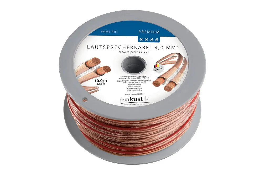 Акустичні кабелі Inakustik Premium LS-Kabel 2 x 4,0 mm² mini spools 10m