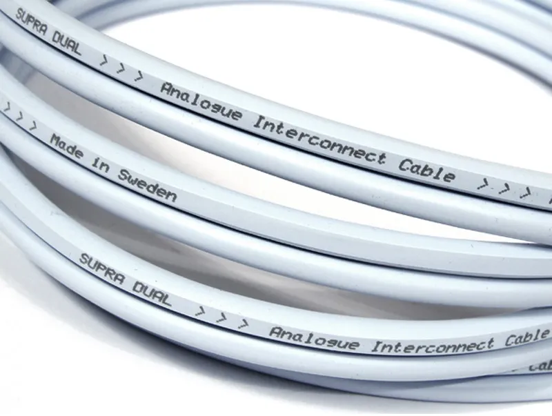 Межблочные кабели Supra DUAL AUDIO BLUE B100