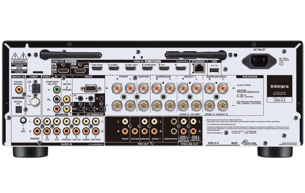 AV Ресиверы  Integra DRX-3.4