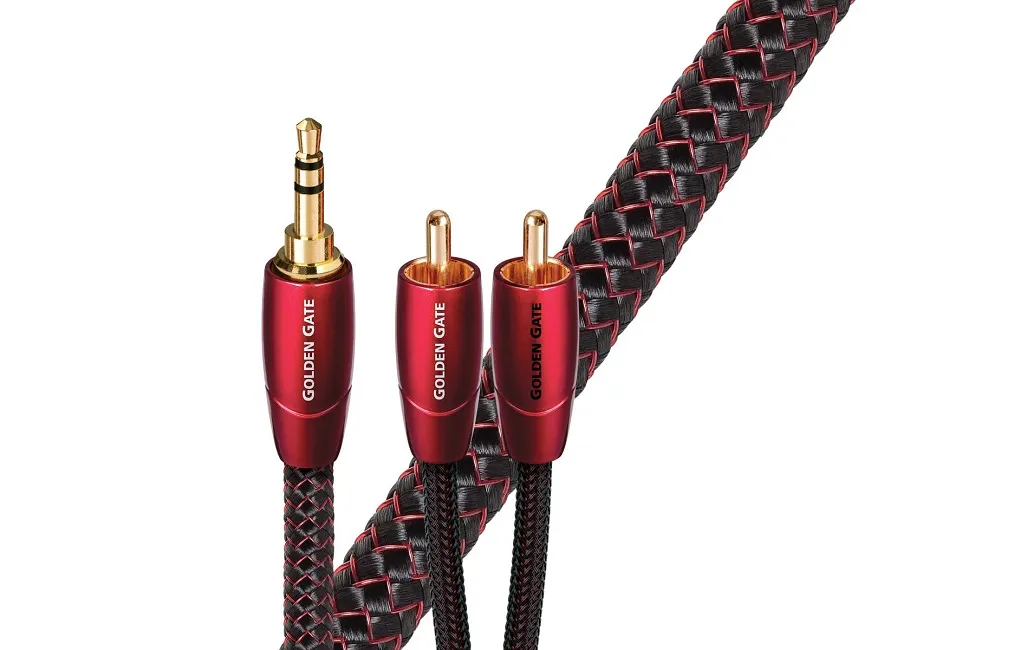 Межблочные кабели AUDIOQUEST 0.6m GOLDEN GATE 3.5mm > RCA