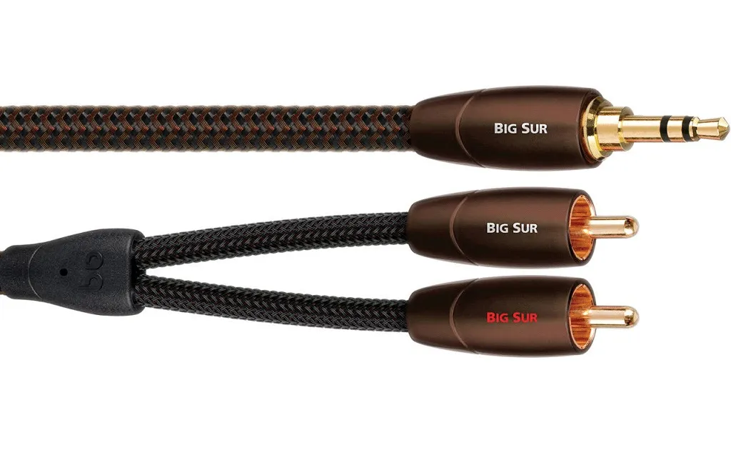 Межблочные кабели AUDIOQUEST 1.0m BIG SUR 3.5mm > RCA