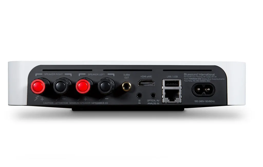 Мережевий плеєр Bluesound POWERNODE EDGE White