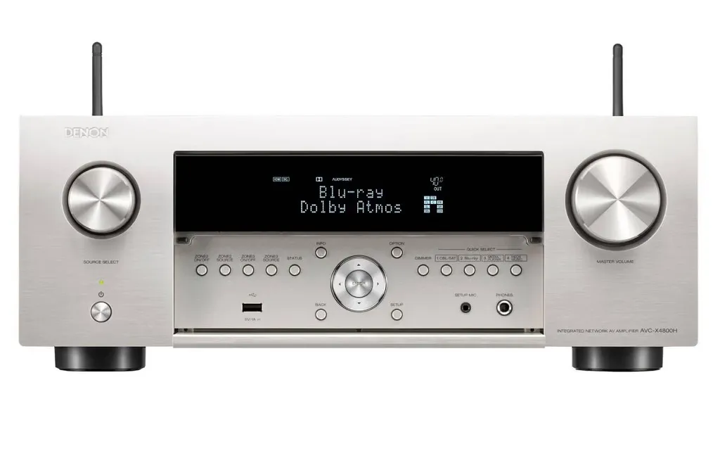 AV Ресиверы  Denon AVC-X4800H 8K (9.4 сh) Silver