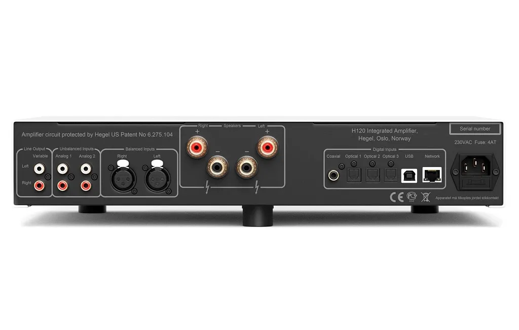 Стерео підсилювачі Hegel H120 Black