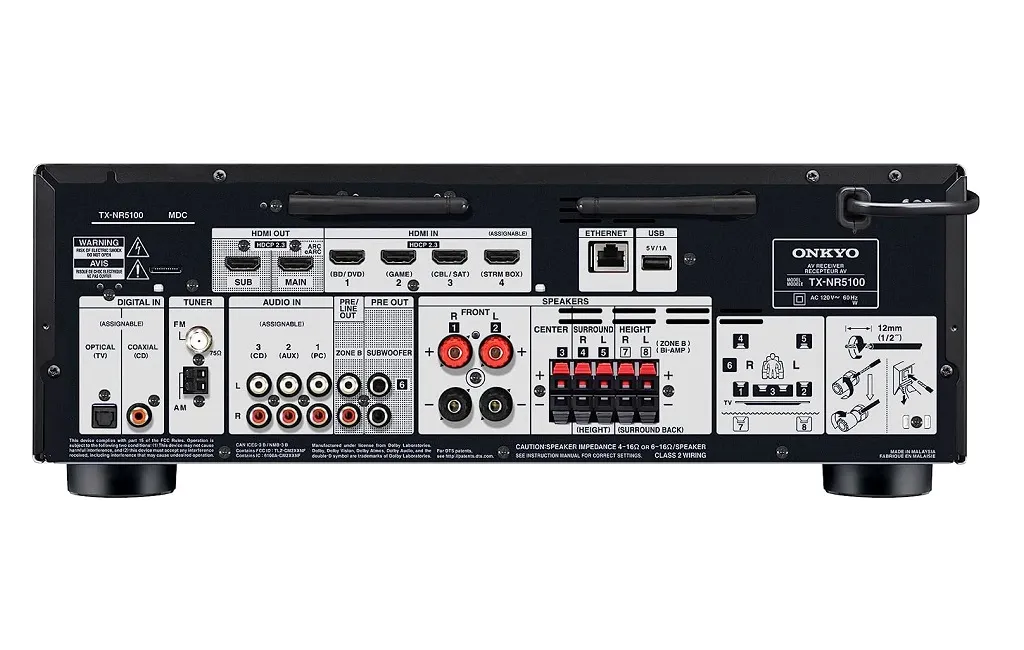 AV Ресиверы Onkyo TX-NR5100 Black