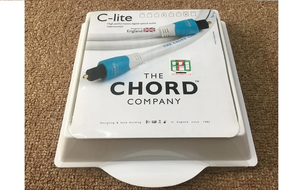 Цифрові оптичні кабелі CHORD C-lite Toslink to Toslink 3m