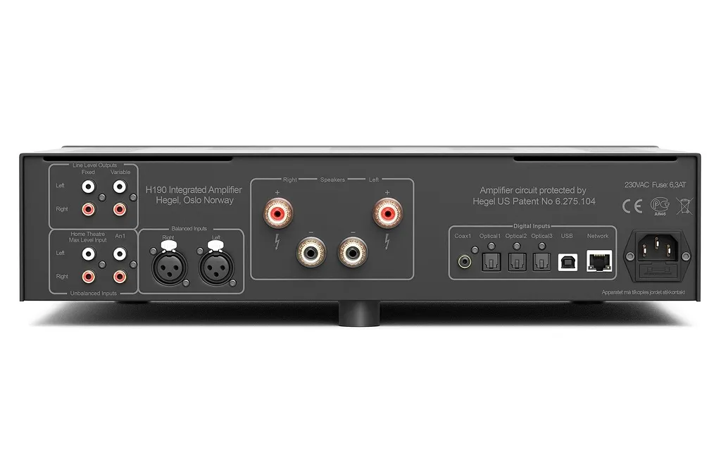 Стерео усилители Hegel H190 Black