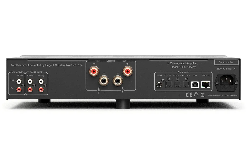 Стерео підсилювачі Hegel H95 Black