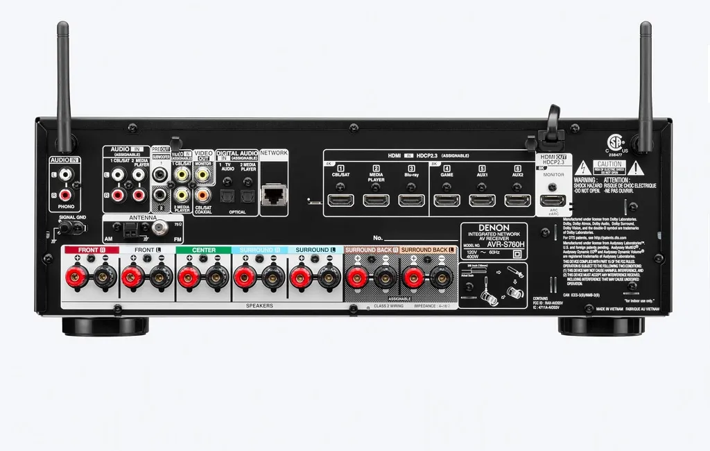 AV Ресівери Denon AVC-S 670H (5.2 сh) Black