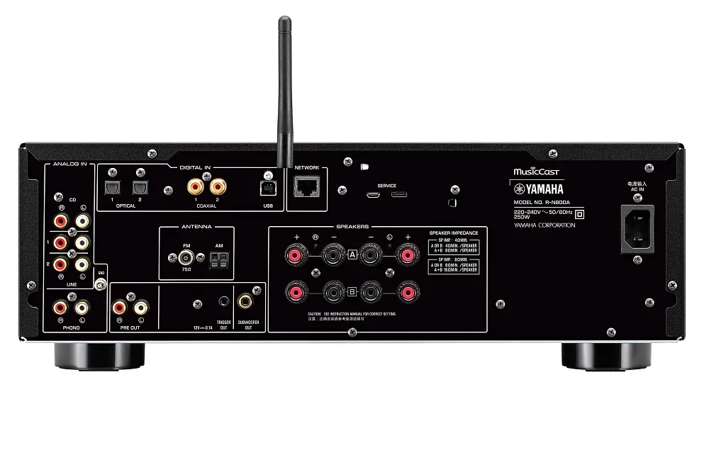 Стерео ресивер Yamaha R-N800A Black