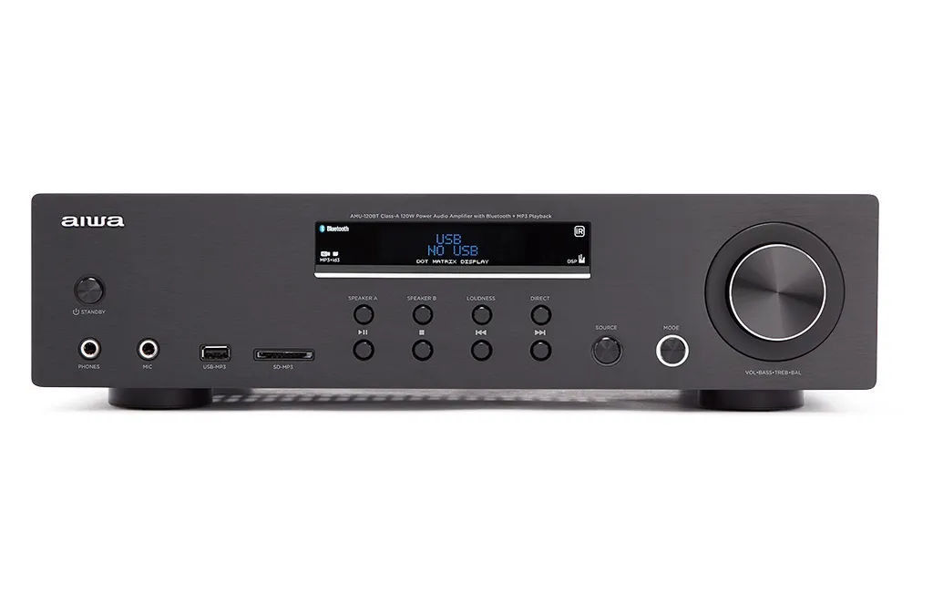 Стерео підсилювачі Aiwa AMU-120BTBK