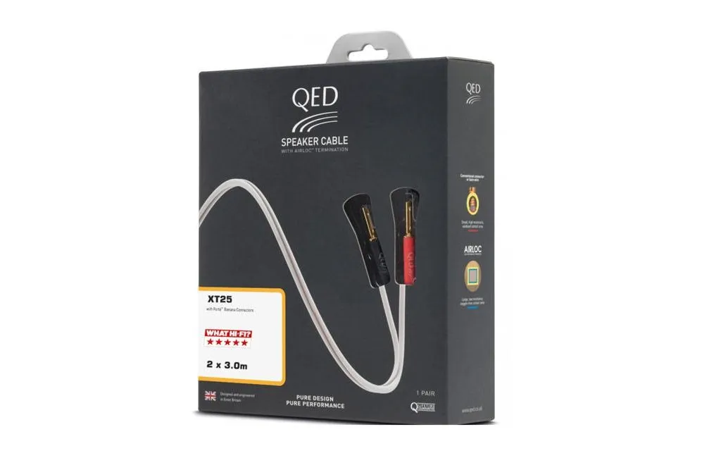 Акустические кабели QED XT25 PRE-TERM SPEAKER CABLE 2M (QE1460)