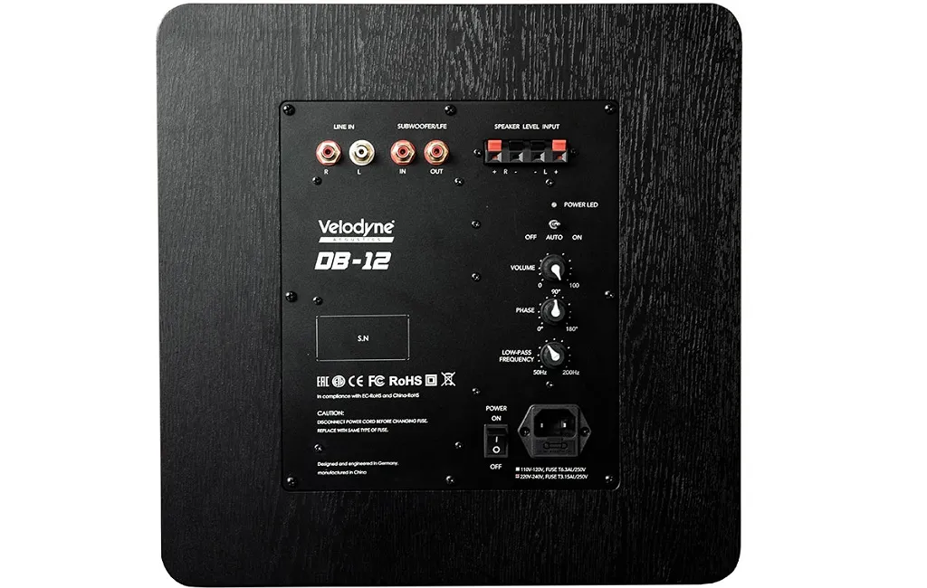 Сабвуферы  Velodyne Deep Blue 12 (DB-12) Black