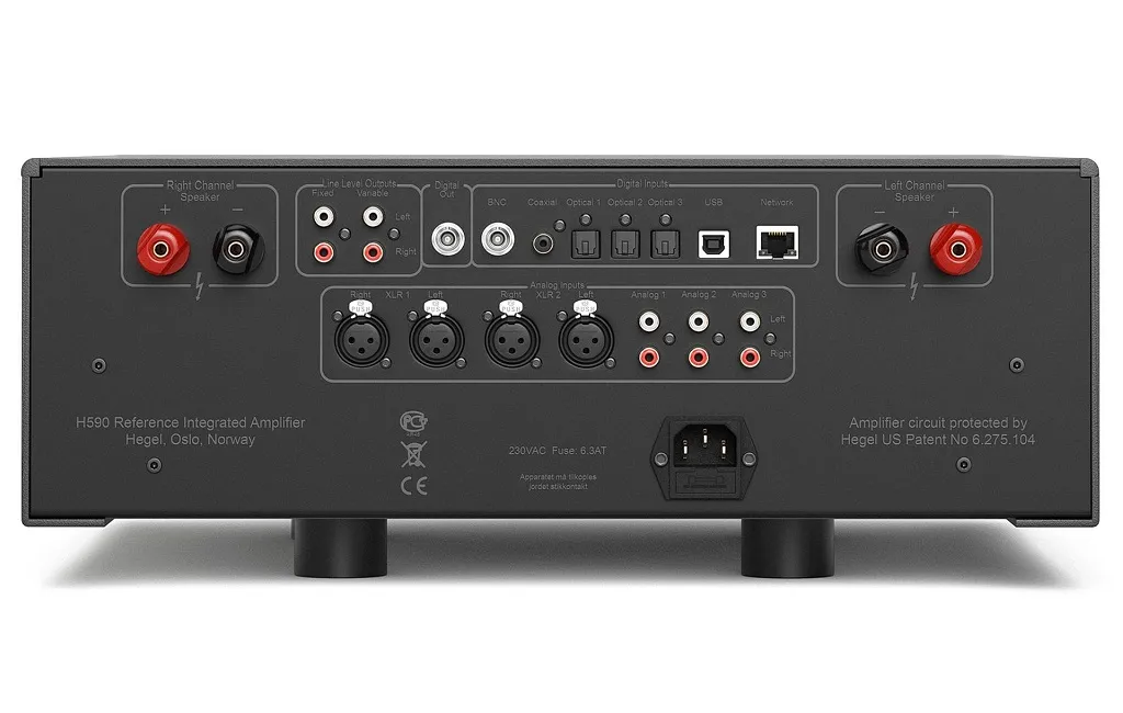 Стерео усилители Hegel H590 Black