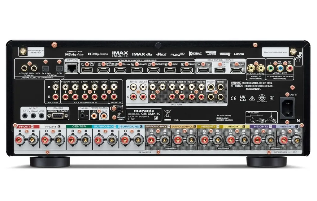 AV Ресівери Marantz CINEMA 40 Black