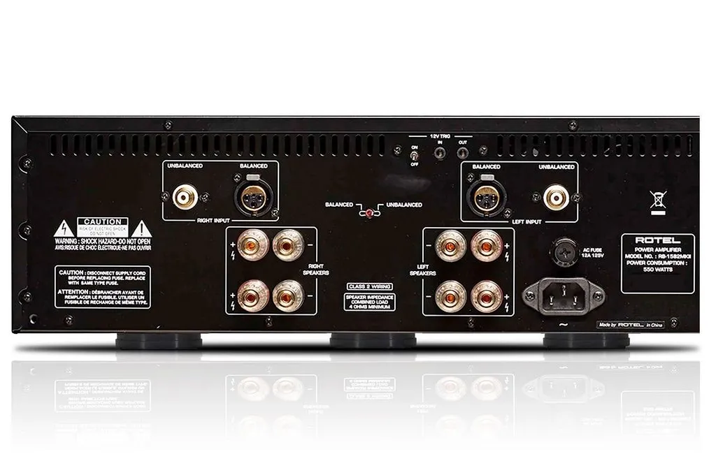 Стерео усилители Rotel RB-1582 MkII Black