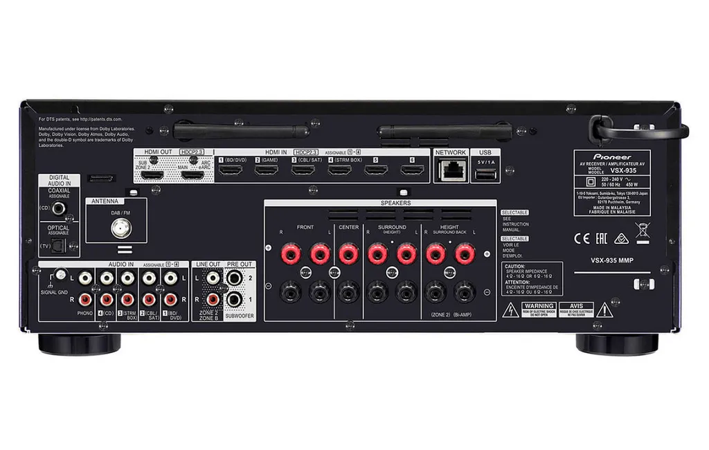 AV Ресиверы Pioneer VSX-935 Black