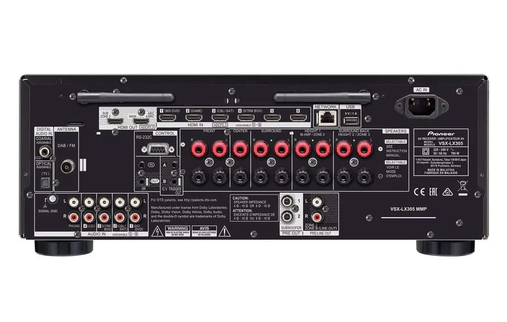 AV Ресівери Pioneer VSX-LX505 Silver