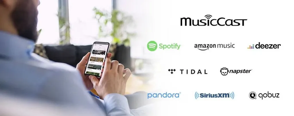 Стерео ресивер Yamaha R-N1000A Black