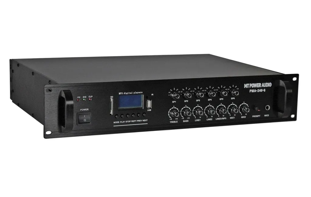 Трансляційні підсилювачі MT-Power PMA-240-6