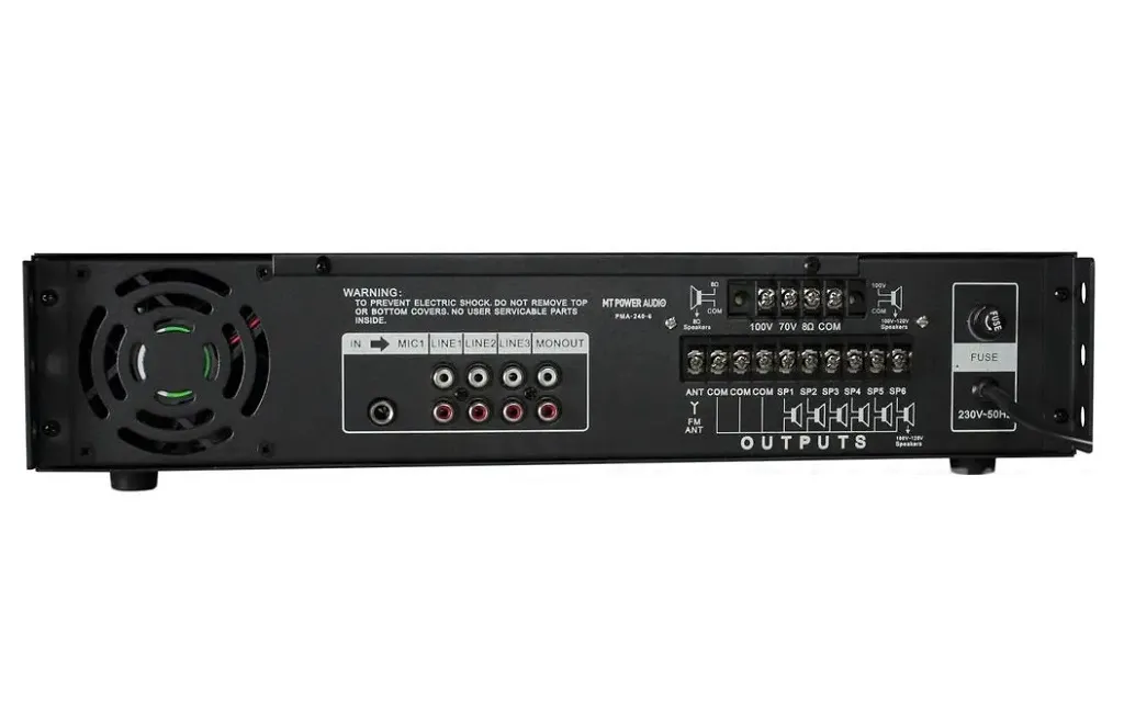 Трансляційні підсилювачі MT-Power PMA-240-6