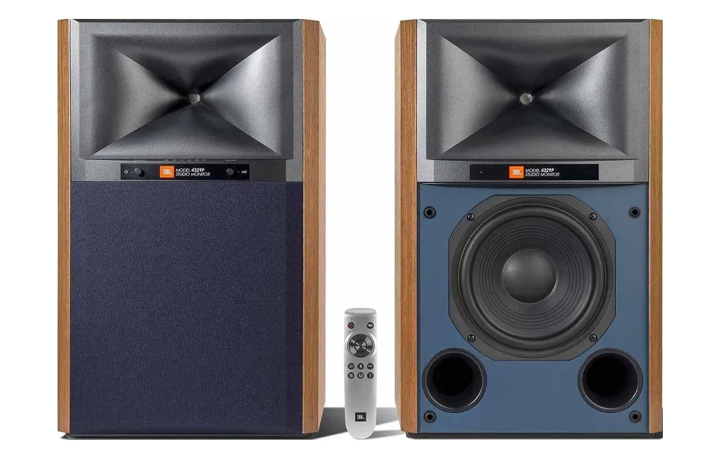 Активна полична акустика JBL 4329P Studio Monitor Walnut (JBL4329PWALEU)