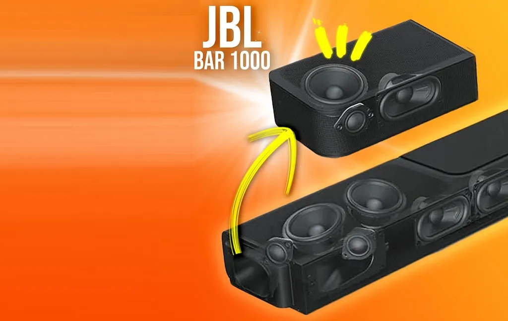 Звуковые проекторы (саундбар) JBL Bar 1000 Black (JBLBAR1000PROBLKEP)