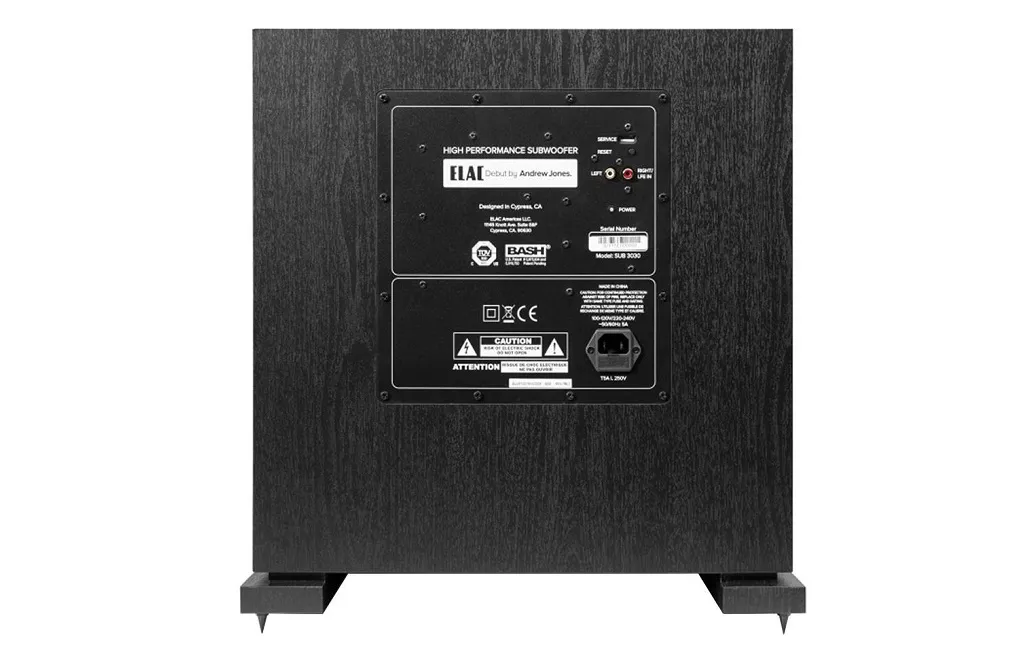 Сабвуферы  ELAC Debut SUB 3030 Black Brushed Vinyl